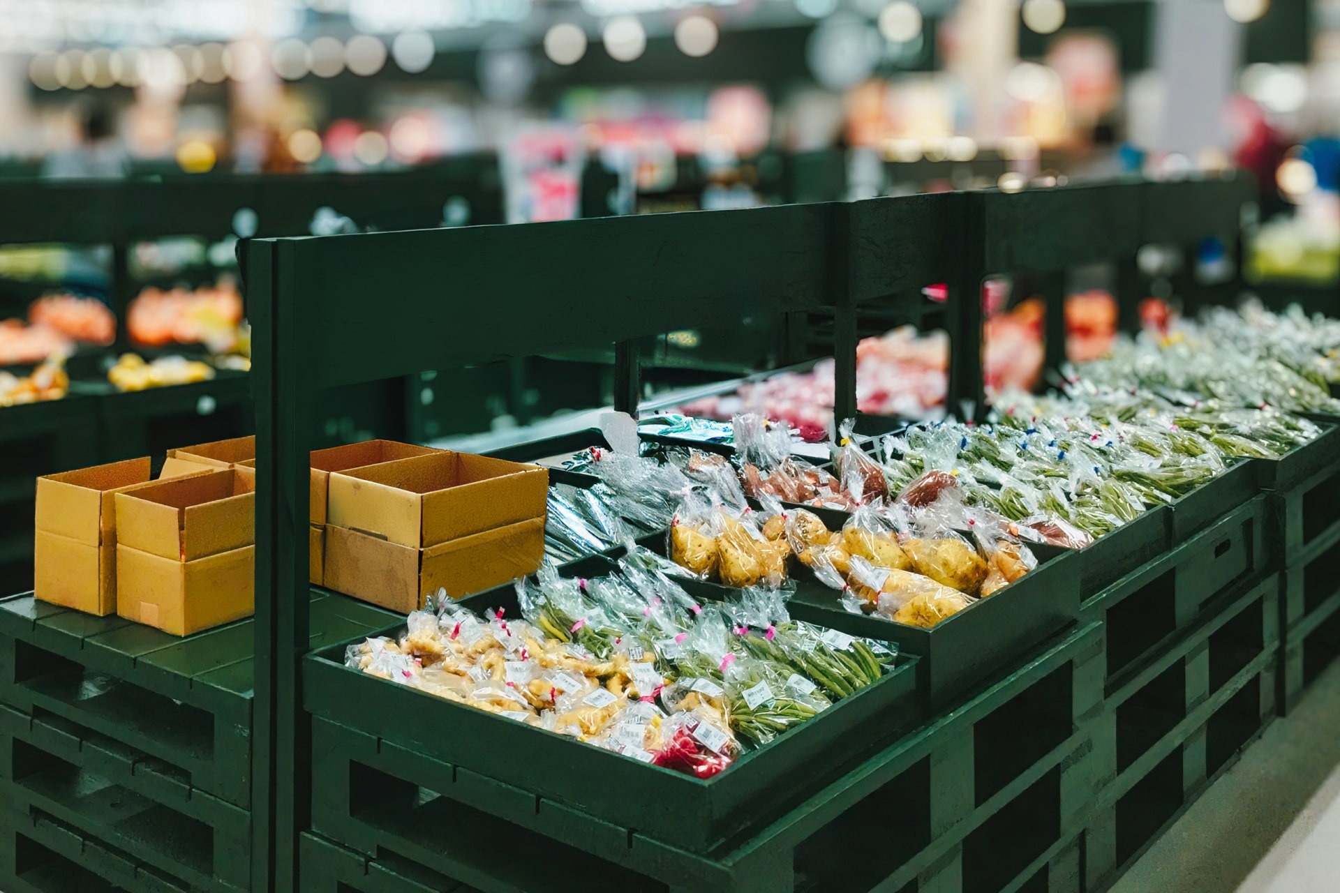 スーパーへの配送